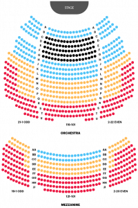 seating chart stephen-sondheim theatre