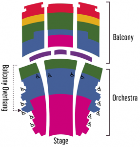 Hippodrome Theatre seating chart